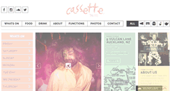 Desktop Screenshot of cassettenine.com