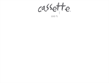 Tablet Screenshot of cassettenine.com